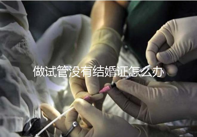 做試管沒有結(jié)婚證怎么辦,做試管需要結(jié)婚證