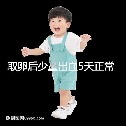 取卵后少量出血5天正常戳,超過此時要警惕