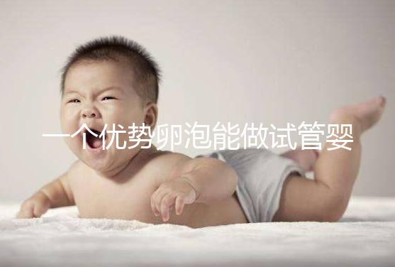 一個(gè)優(yōu)勢卵泡能做試管嬰兒嗎?3點(diǎn)建議,成功好孕并不難