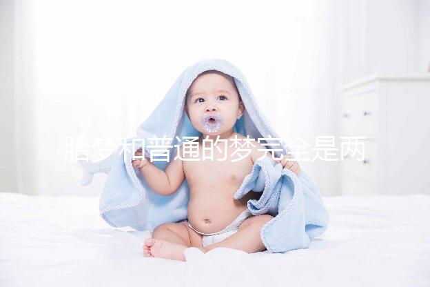 胎夢和普通的夢完全是兩種概念，區(qū)分方法有這3點