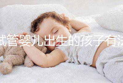 試管嬰兒出生的孩子有法律地位嗎？