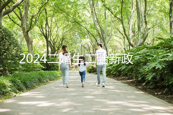 2024二婚生二胎新政策出爐，有沒有補助、福利一看便知