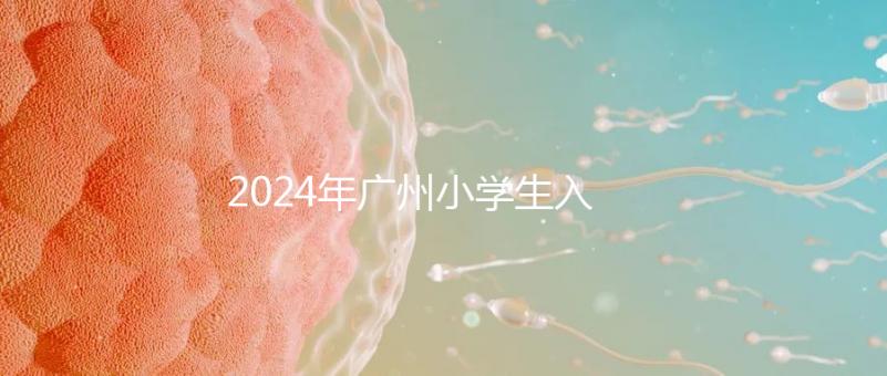 2024年廣州小學生入學年齡新規定，荔灣區6歲以上是基本條件